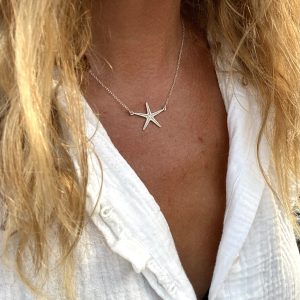 Collar Estrella de Mar plata