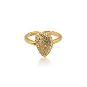 Anillo Oreja De Mar Oro