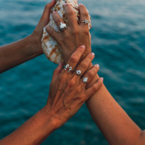 Anillo Estrella De Mar Plata