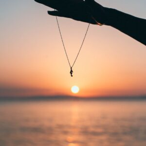 Colgante Caballito De Mar Pequeño Plata