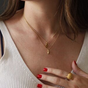 Colgante Caracola Pequeña Oro