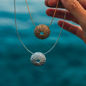 Gargantilla Erizo De Mar Dorado