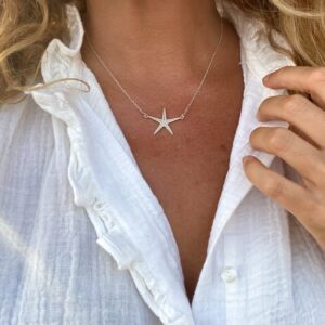 Gargantilla Estrella De Mar Plata