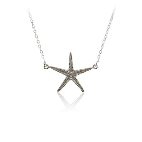 Gargantilla Estrella De Mar Plata