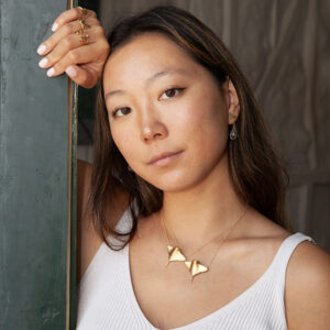 Colgante Mantarraya Pequeña Oro