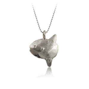 Colgante Pez Luna Plata