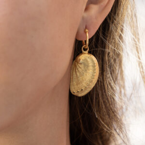 Pendientes Oreja De Mar Oro