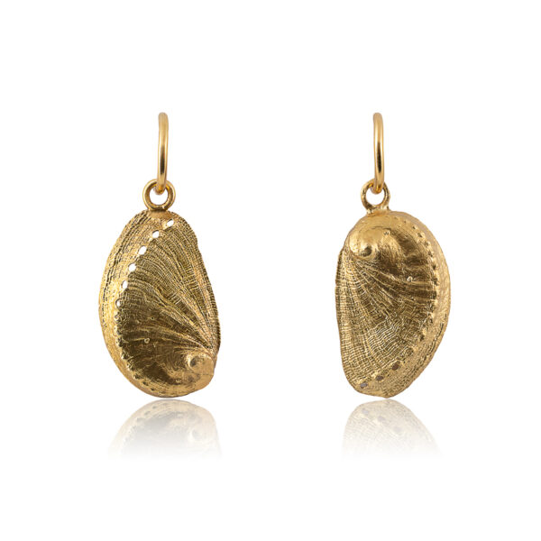 Pendientes Oreja De Mar Oro