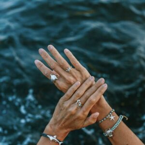 Pulsera Pez Luna Plata