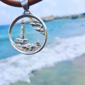 Medalla Faro Con Velero Grande