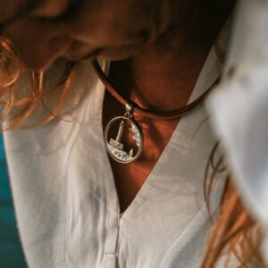 Medalla Faro Con Velero Grande