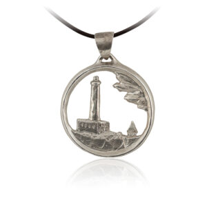 Medalla Faro Con Velero Grande