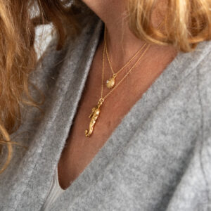 Colgante Caballito De Mar Grande Oro