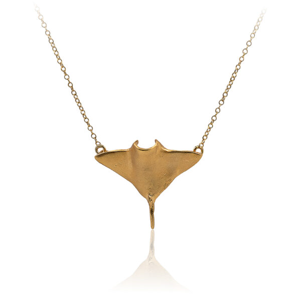 Colgante Mantarraya Pequeña Oro