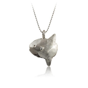 Colgante Pez Luna Plata