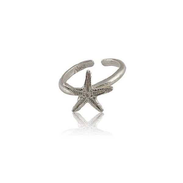 Anillo Estrella De Mar Plata
