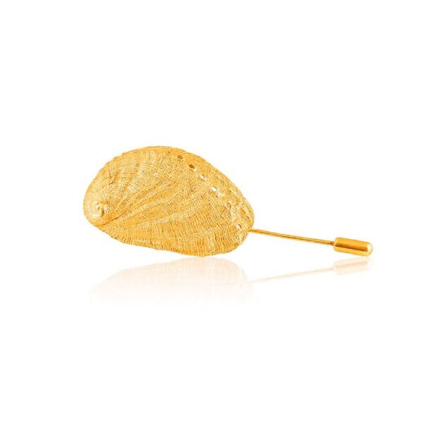 Broche Oreja De Mar Oro